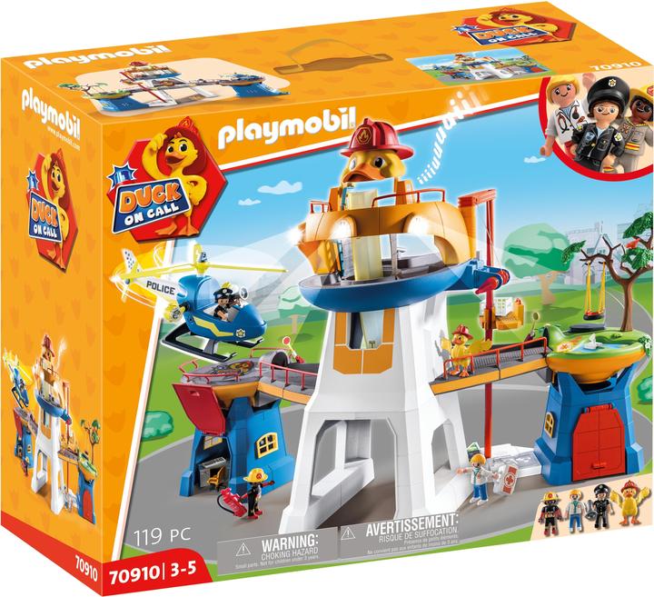 Playmobil Das Hauptquartier (70910, Playmobil Duck On Call)
