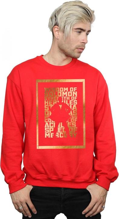 Image du produit - Sweat SHAZAM GOLD TEXT - Homme (4XL)