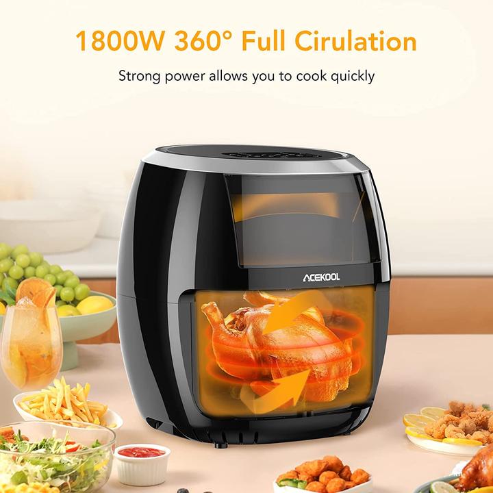 Image du produit Acekool Friteuse à air chaud 8L