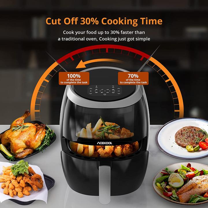Image du produit Acekool Friteuse à air chaud 8L