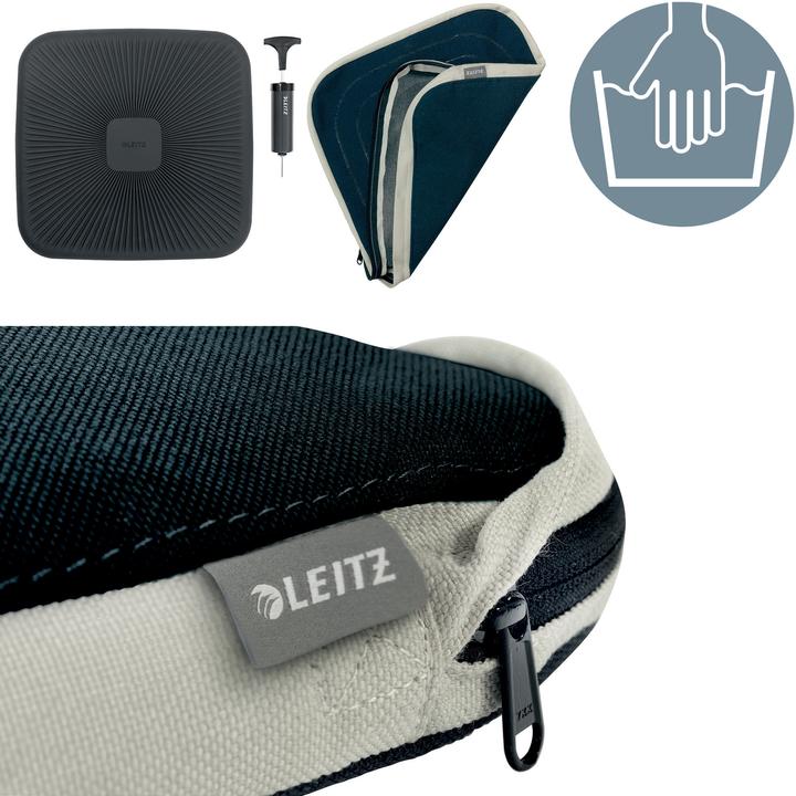 Productafbeelding Leitz Zitkussen + Active Balance stof fluweelgr. (37 x 6 x 36,5 cm)