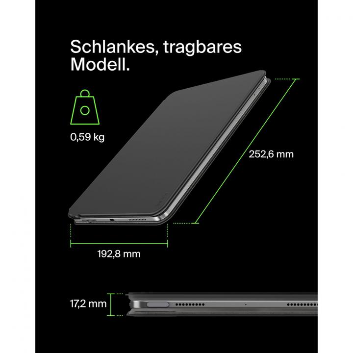 Actual product image Belkin Pro Tastatur mit Hülle f. iPad 10,9 10.Gen.DE BBZ002de-v3 (DE, iPad 10.9 (2022))