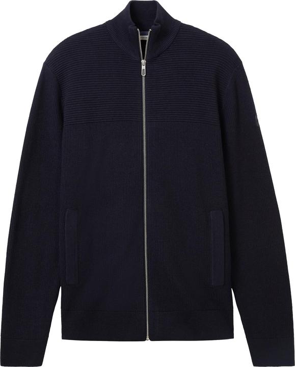 Actual product image STRUCTURE mix knit jacket knitted navy (XXL)