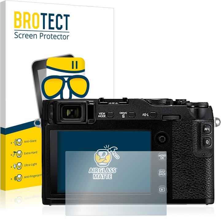 Produktbild BROTECT AirGlass Panzerglasfolie Matt (Displayschutz, X-E3)