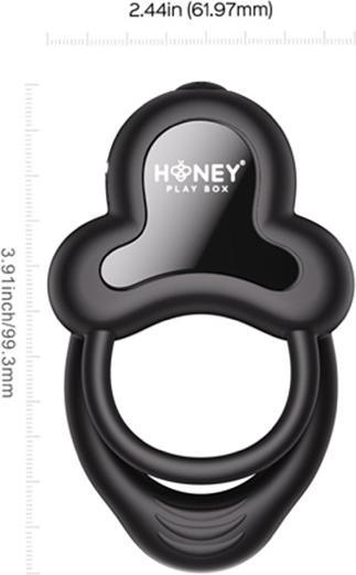 Produktbild Honey Play Box Anello Vibrating Double Cock Ring Black