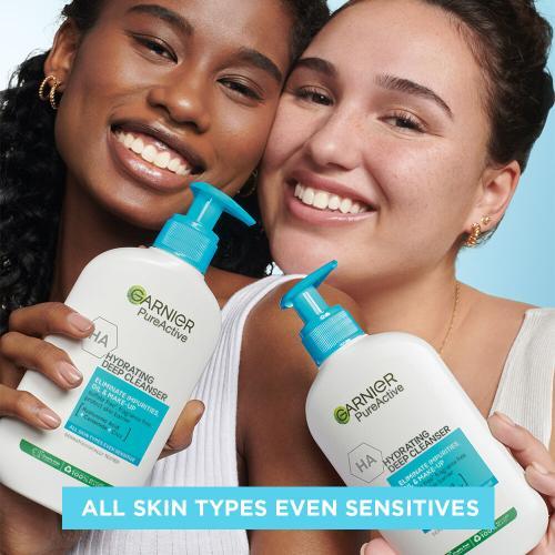 Actual product image Garnier Pure Active Hydrating Deep Cleanser - Cleansing Gel - 250ml (Gel, 250 ml)