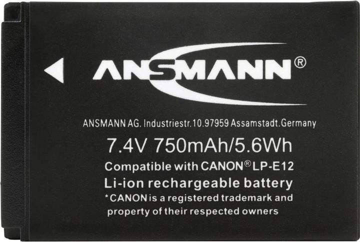 Image du produit Ansmann A-Can LP-E12 (Batterie de l'appareil photo)