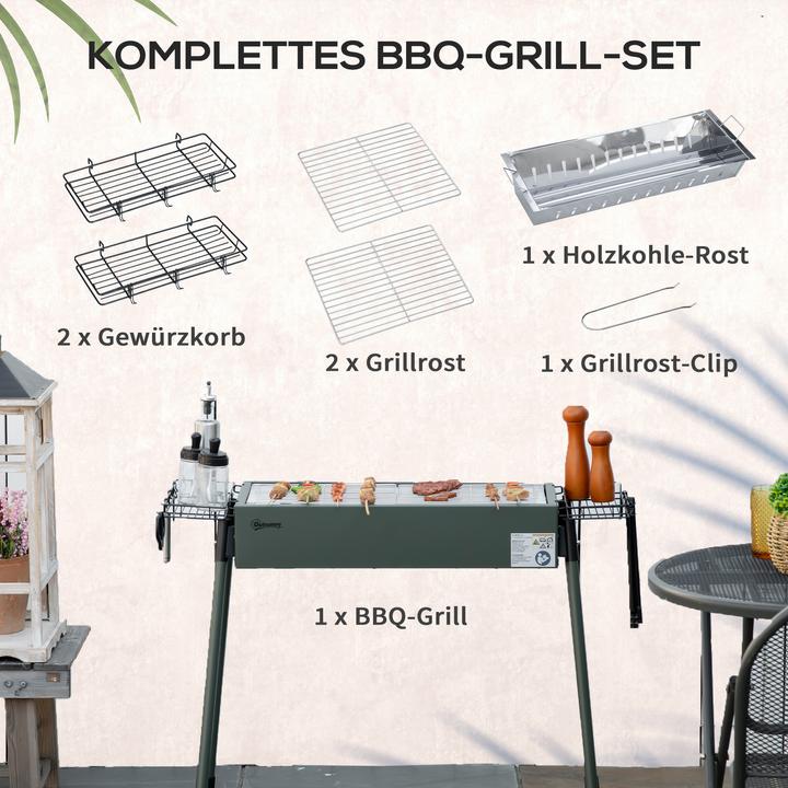 Produktbild Outsunny Holzkohlegrill (66.50 cm)