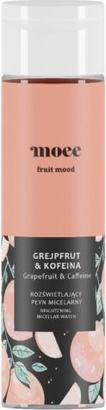 Konjac Sponge MOEE Fruit Mood Brightening Micellar Water rozświetlający płyn micelarny Grejpfrut & Kofeina