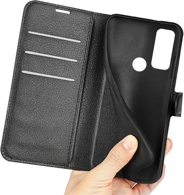 Produktbild MU Classic Litchi Leder Bookcover Series (TCL 20 Pro 5G)