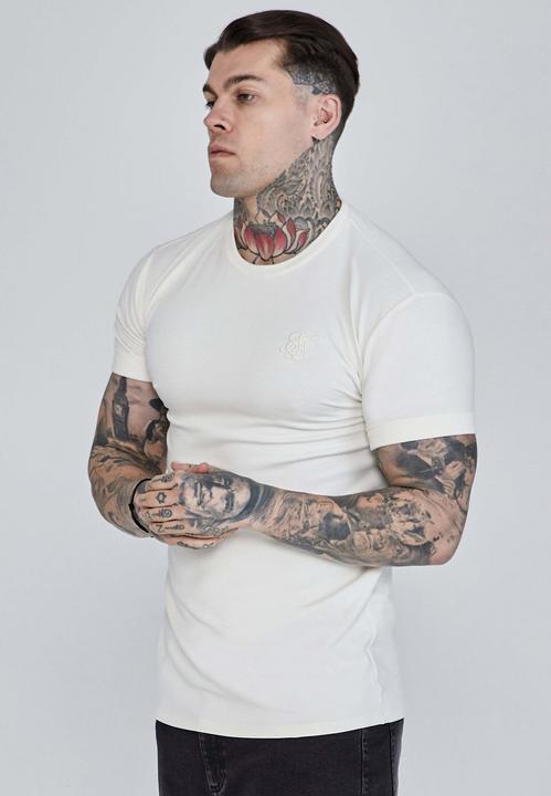 Actual product image Siksilk T-Shirt Roll Sleeve T-Shirt (L)