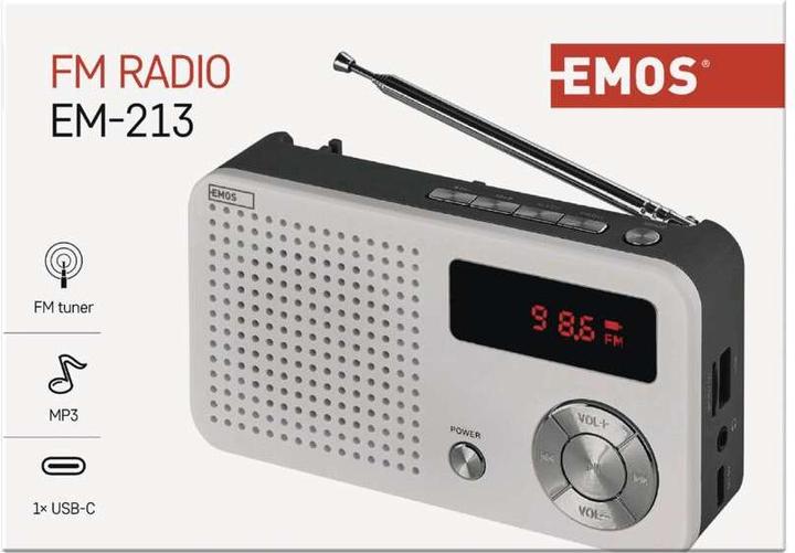 Produktbild Emos Radio mit MP3 EM-213 (FM)