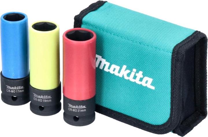 Produktbild Makita Steckschlüssel-Set (19 mm, 21 mm, 17 mm)