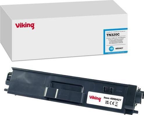 Actual product image Viking Toner cartridge Compatible Brother TN-320C Cyan