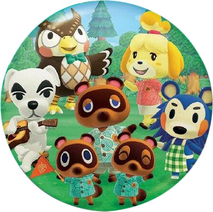 Animal Crossing AnsteckerSet 5erPack Metall
