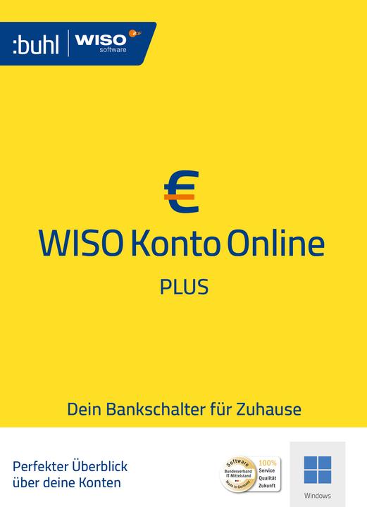 Produktbild Buhl Data Service WISO Konto Online Plus 365 2026 Download Code (1 User, 1 Geräte/User, 12 Monate)