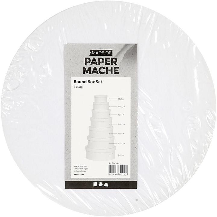 Image du produit Creativ Company Cartons cadeaux ronds (7 x)