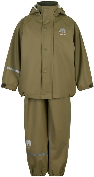 CeLaVi Regenbekleidungsset Khaki Gr. 74/80 (80)