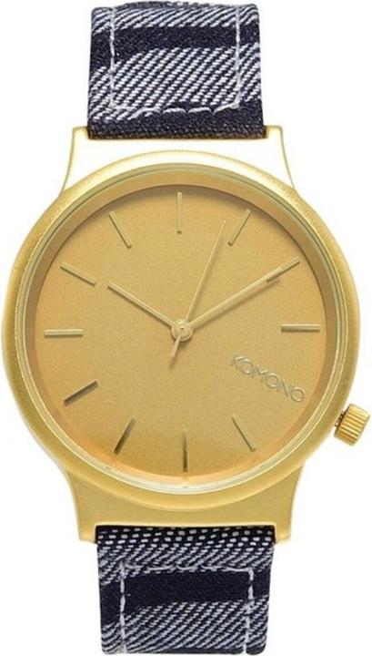 Productafbeelding Komono De Wizard Print Serie Denim Zebra (Analoog horloge, 36 mm)