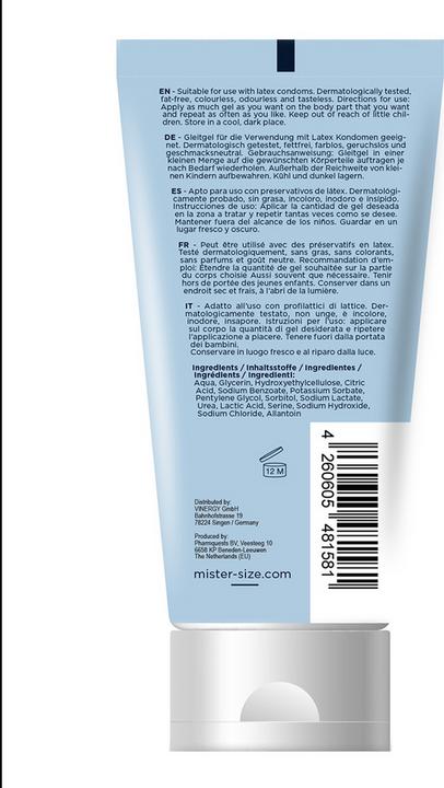 Immagine prodotto Mister Size Gel lubrificante (100 ml)