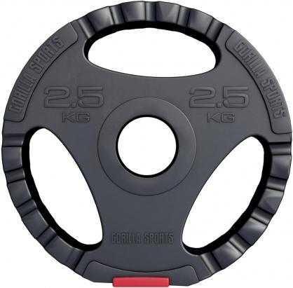 Produktbild Gorilla Sports Hantelscheibe Olympia 50/51mm (1 x 2.5 kg)