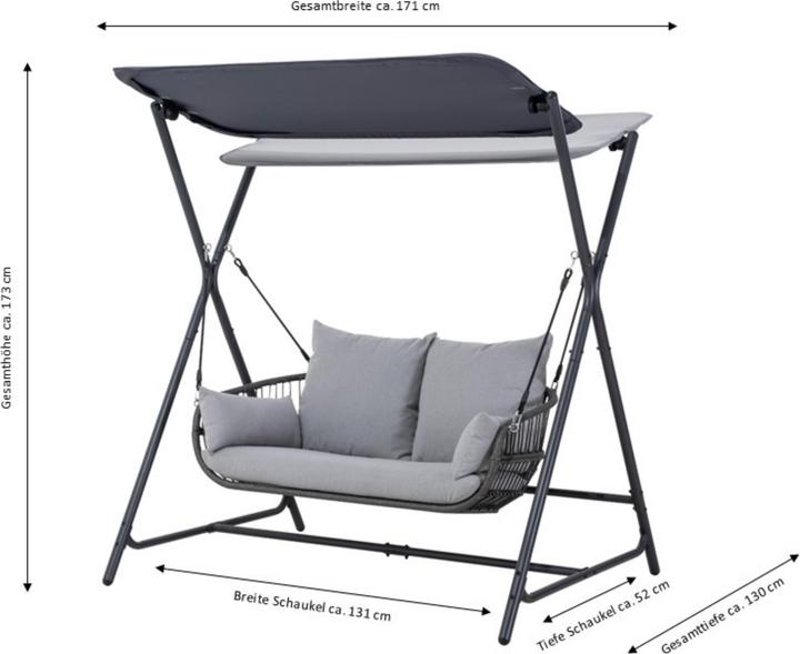 Actual product image Leco Hollywoodschaukel MARIE