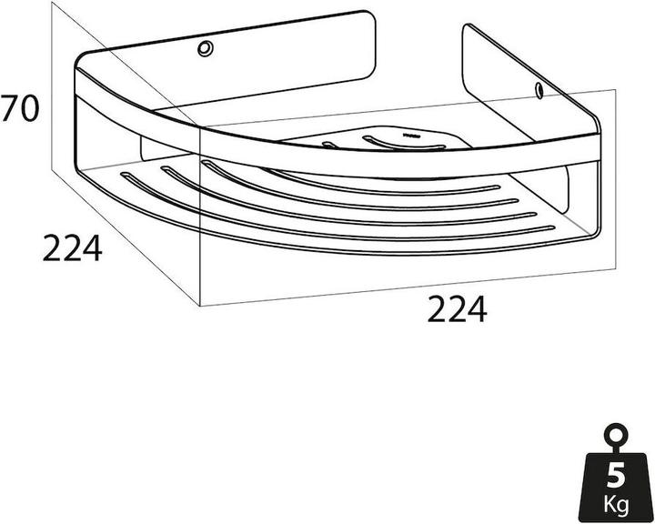 Actual product image Tiger Caddy (22.5 x 22.5 x 7 cm)