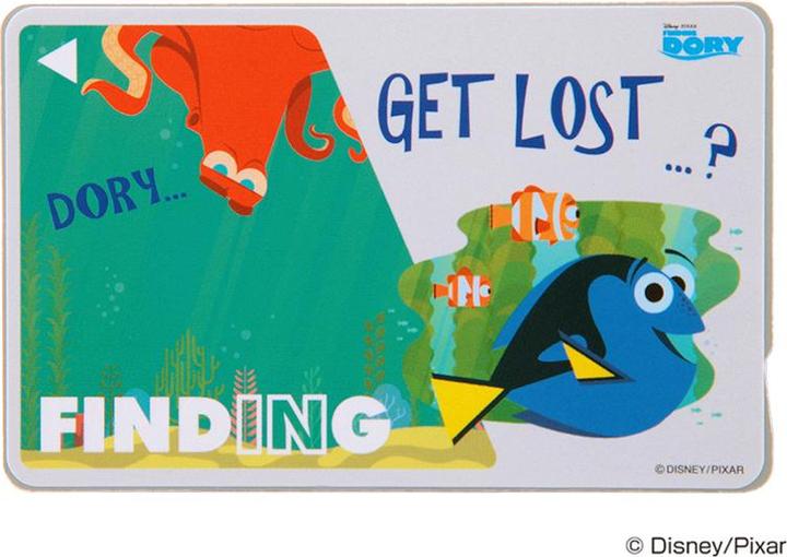 Produktbild Disney Findet Dorie IC-Karten Aufkleber Dori & Hank