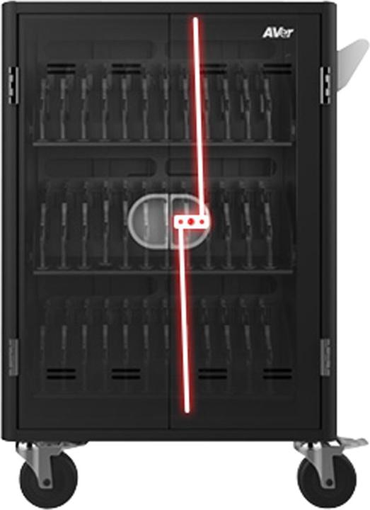 Produktbild AVerMedia AVerCharge C36i+ - Wagen (nur Laden) für 36 Tablets / Notebooks - verriegelbar -