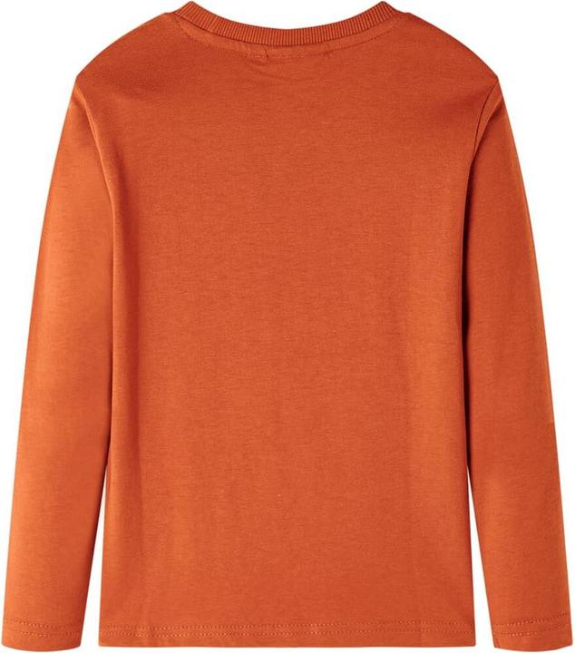 Immagine prodotto VidaXL Camicia da bambino a maniche lunghe marrone ruggine 104,Materiale: 100 (104)