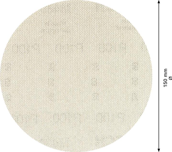 Actual product image Bosch Professional Zubehör EXPERT M480 Sanding net for random orbital sander, 150 mm, G 100, 50 pieces (100)