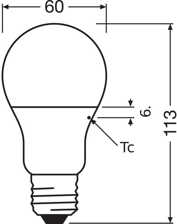 Actual product image Osram Star LED (E27, 8.50 W, 806 lm, 1 x, F)