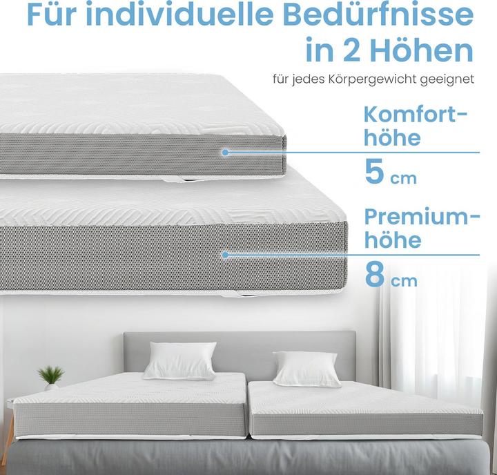 Produktbild Bestschlaf Visko-Mineralschaum Matratzenauflage, Höhe 4 cm (200 x 80 cm)