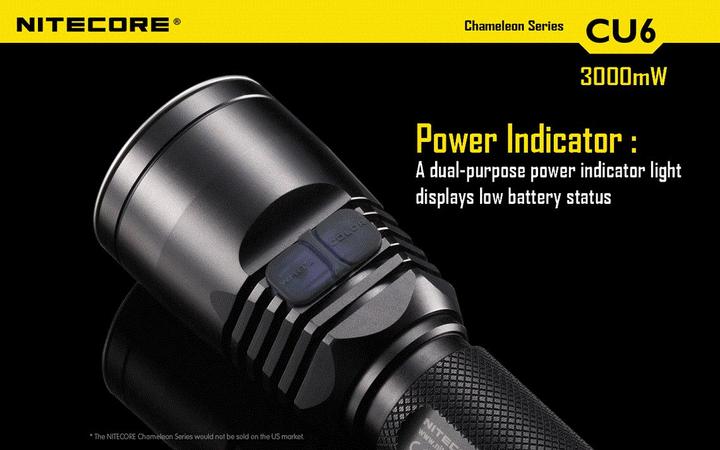 Produktbild Nitecore Chameleon CU6 mit UV-LED (14.30 cm, 440 lm)