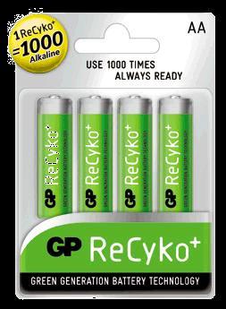 Produktbild GP Batteries ReCyko+ (4 Stk., AA, 2000 mAh)