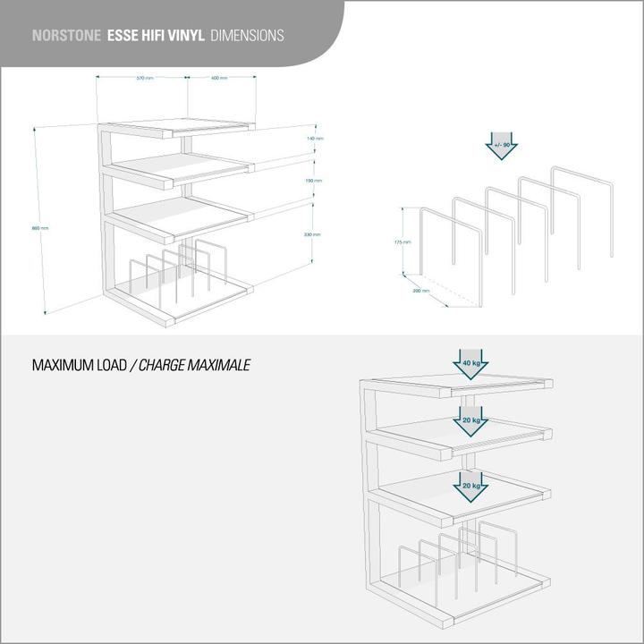 Produktbild NorStone Esse HiFi (57 x 40 x 86 cm)