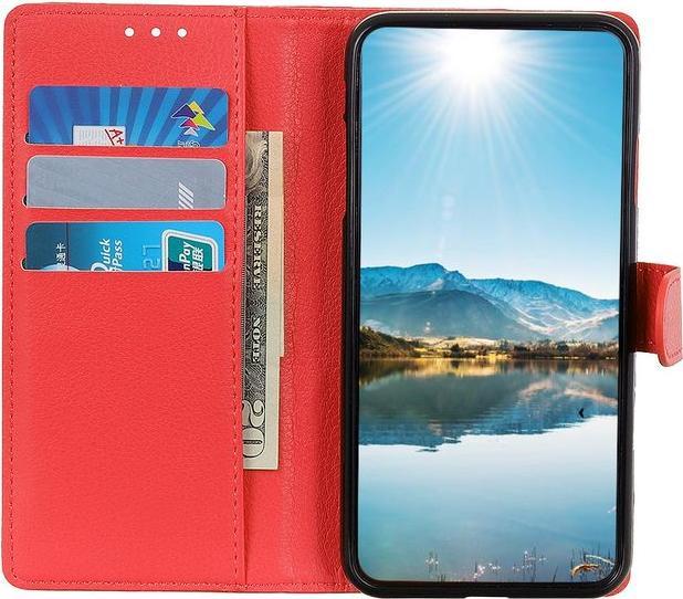 Actual product image MU Classic Litchi Leather Bookcover Series (Nokia C10, Nokia C20)