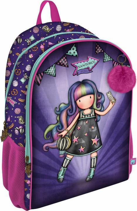 Gorjuss Schulrucksack Up and away Lila (31.5 x 40 x 22.5 cm)
