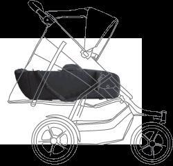 Actual product image Phil & Teds Cocoon soft carrycot 70cm