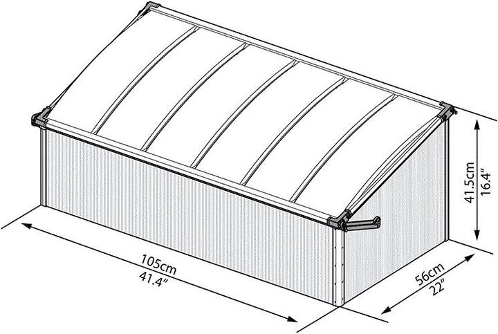 Actual product image Palram Cold frame single