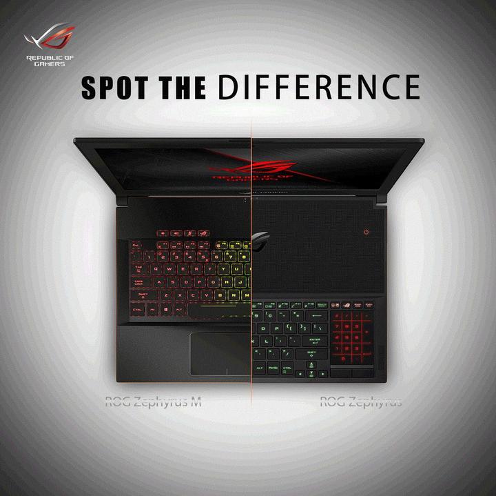 Immagine prodotto ASUS ROG Zephyrus M GM501GS-EI004T (15.60", Intel Core i7-8750H, 16 GB, 512 GB, CH)
