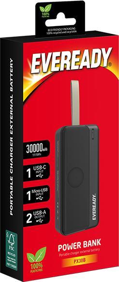 Produktbild Eveready Externer Akku (30000 mAh, 111 Wh)