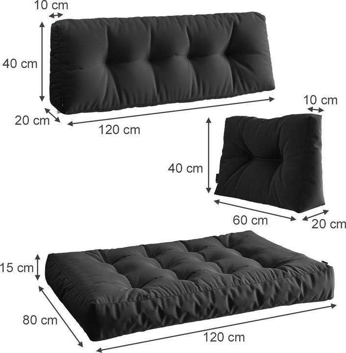 Immagine prodotto Vicco Set Ohio (120 x 80 x 15 cm)
