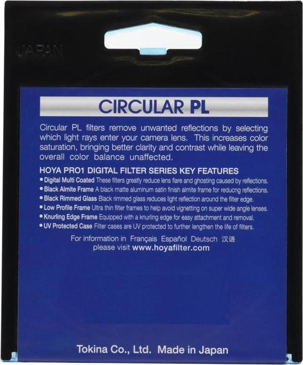 Produktbild Hoya Pro1 Digital CIR-PL Filter (52 mm, Polarisationsfilter)
