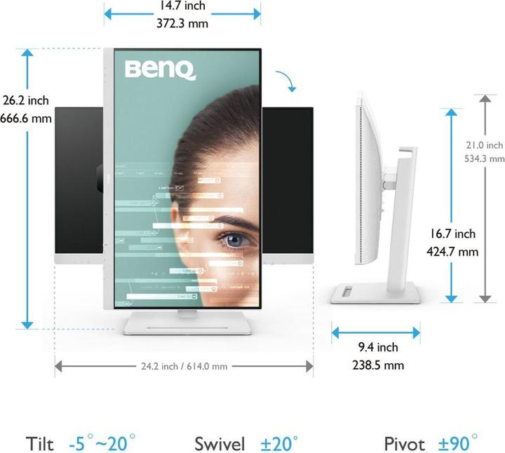 Image du produit BenQ GW2790QT (2560 x 1440 pixels, 27")