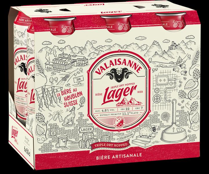 Valaisanne Lager Beer (6 x 50 cl)