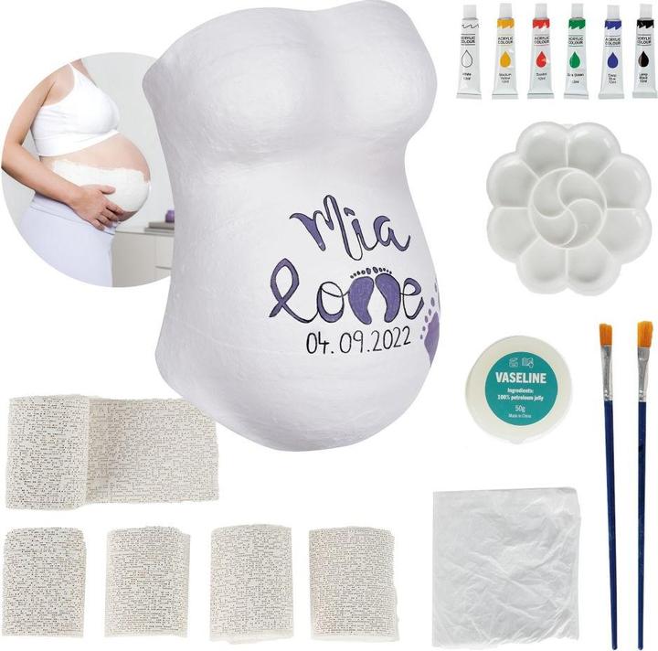 Reer Babybauch-Gipsabdruck