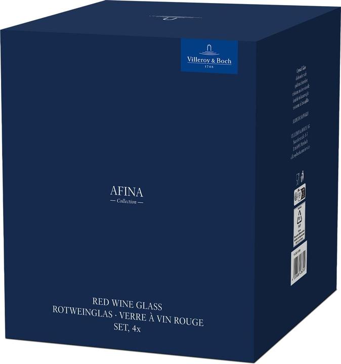 Actual product image Villeroy & Boch Red wine glass, set of 4 pieces Afina (20 cl, 4 Glasses, Red wine glasses)