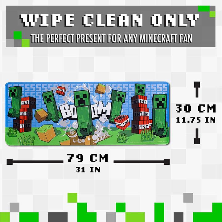 Actual product image Paladone Products Minecraft Creeper Desk Mat (XL)