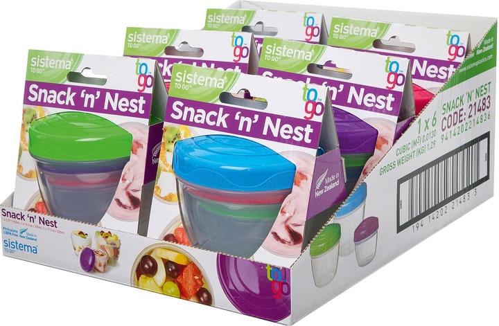 Image du produit Sistema Snack'n'Nest to go 3er